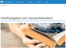 Tablet Screenshot of inhaltsangabe.de